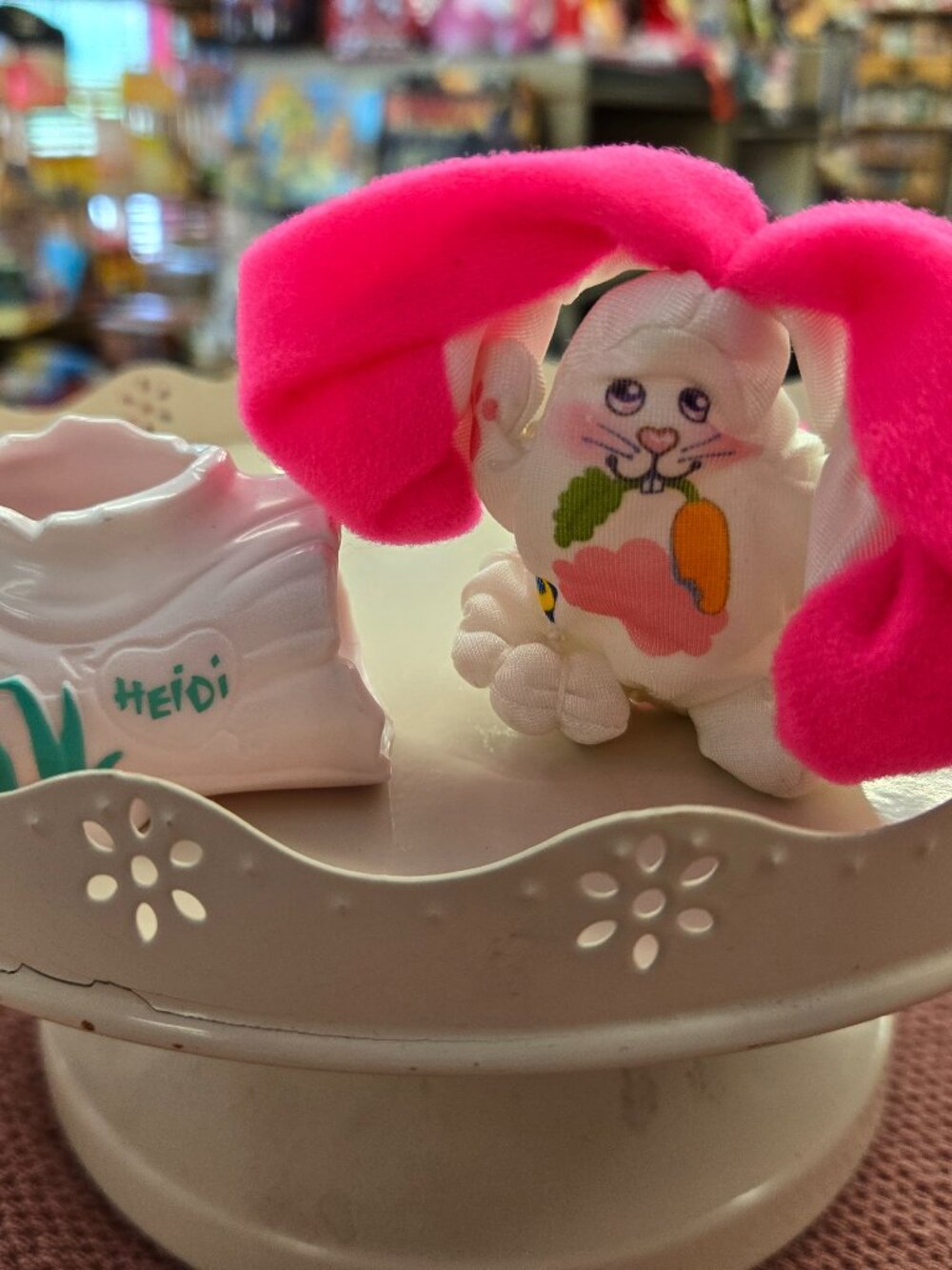 vintage Smooshees ❤ Heidi Bunny Set Fisher-Price 1990s